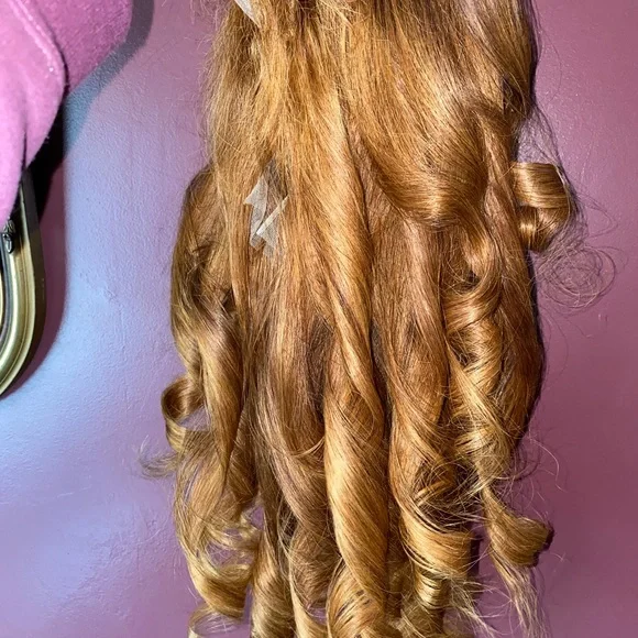 Luxury Honey blonde lace frontal human hair wig - Picture 4 of 9